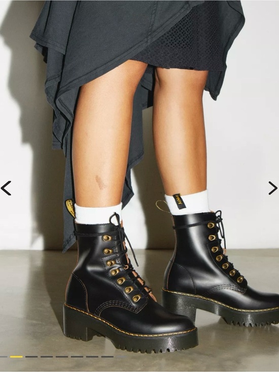 Dr. Martens Shoes - Dr. Martens Women’s Leona Heeled Boots Size 8